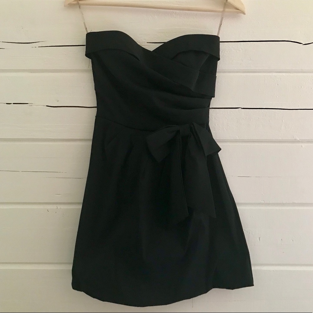 Strapless Black Dress